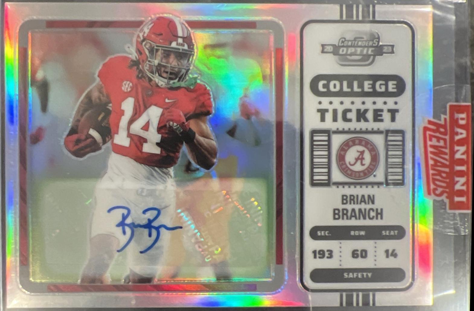 Brian Branch [Autograph Silver] #18