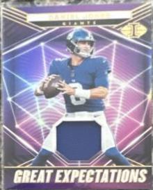 Daniel Jones #GE-DJO Football Cards 2023 Panini Illusions Great Expectations