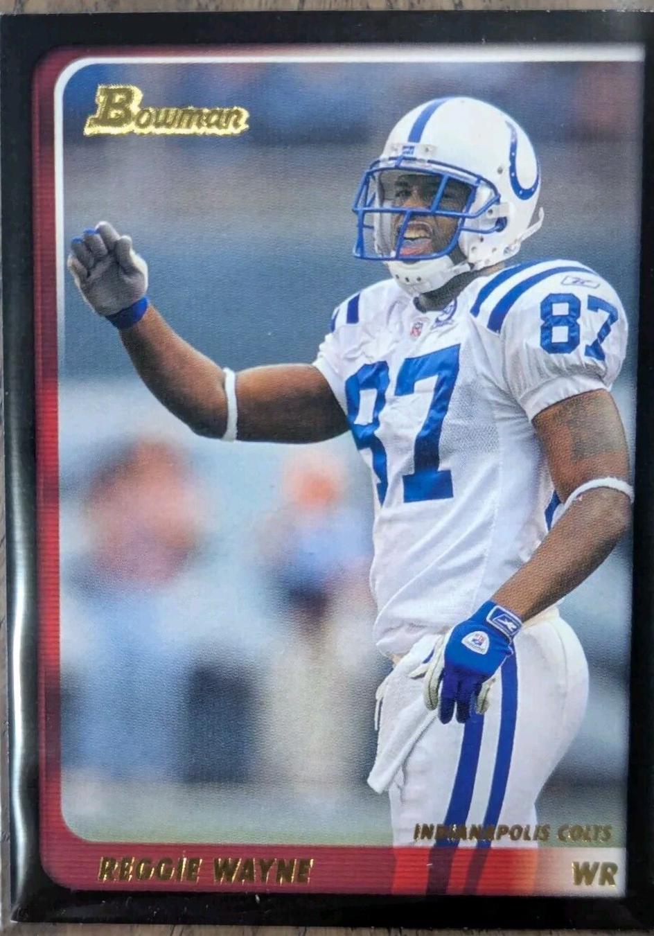 Reggie Wayne #49 Football Cards 2003 Bowman