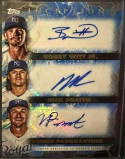 Vinnie Pasquantino, Nick Pratto, Bobby Witt Jr.