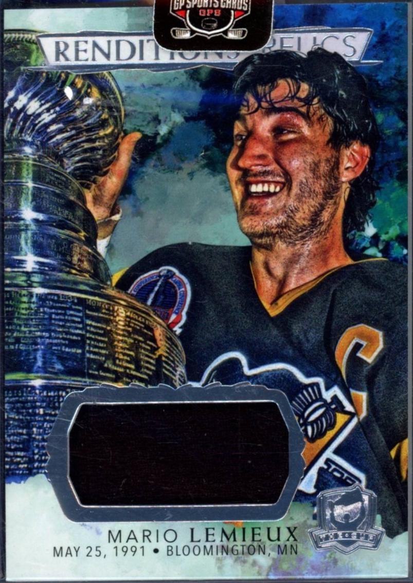 Mario Lemieux #RR-ML 2021 Upper Deck The Cup Rendition Relics Jersey Hockey