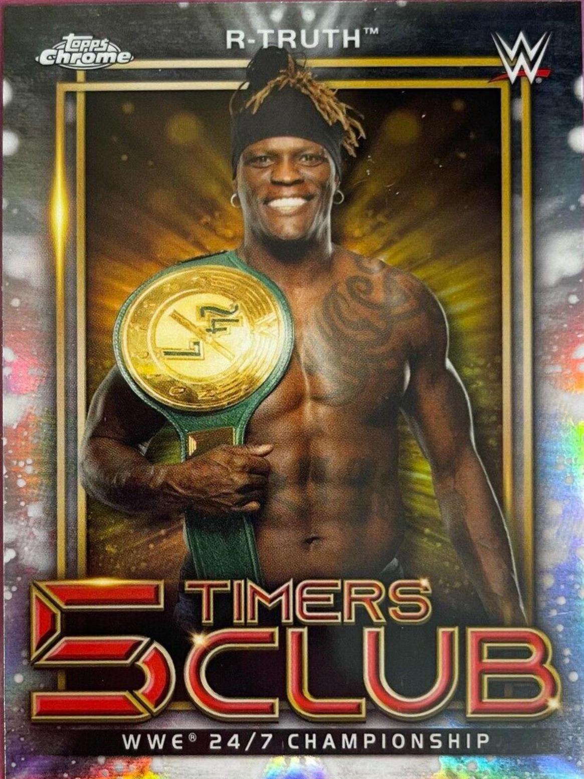 R Truth #5T-13 Wrestling Cards 2021 Topps Chrome WWE 5 Timers Club