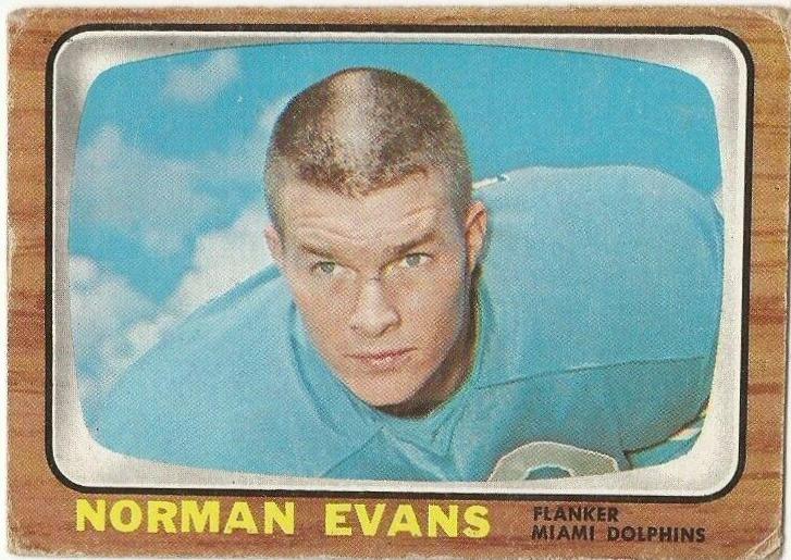Norman Evans #77 Football Cards 1966 Topps