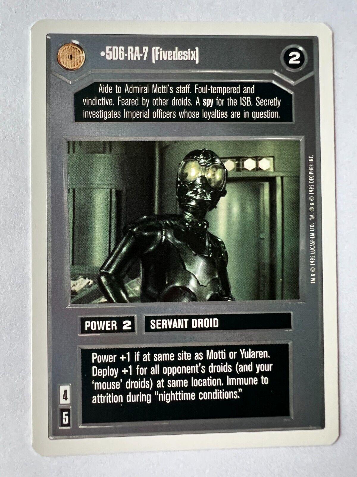 5D6-RA-7 Star Wars CCG Premiere