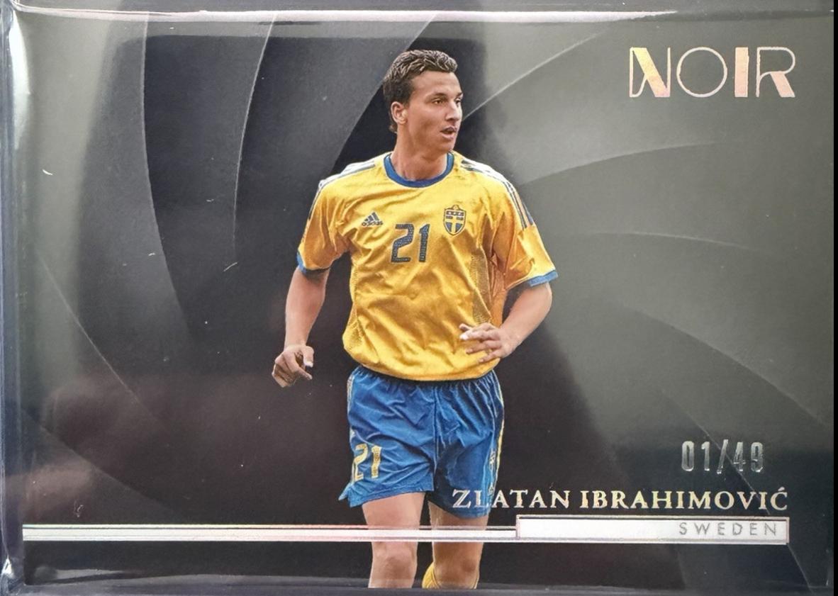 Zlatan Ibrahimovic #195 2024 Panini Noir Soccer