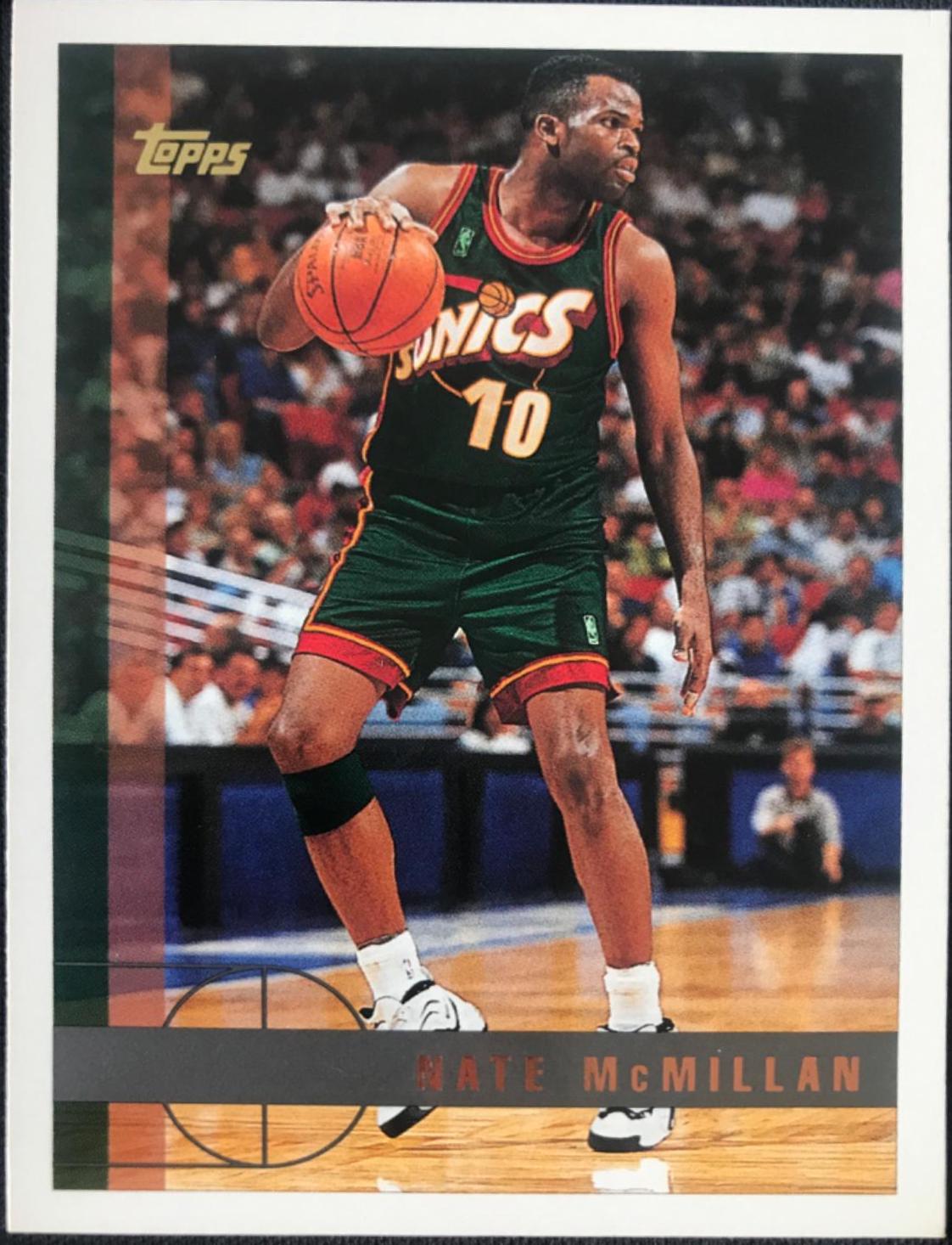 Nate McMillan #2 Basketball Cards 1997 Topps