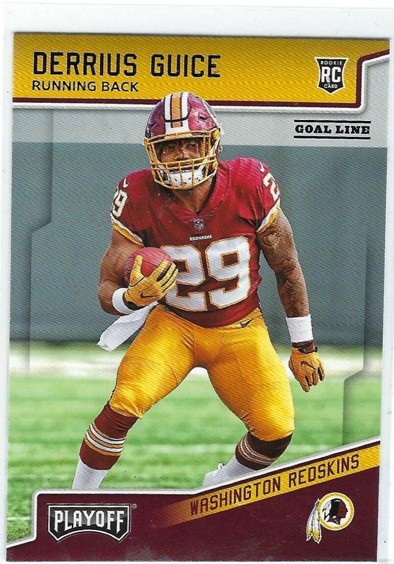 Derrius Guice #221 Football Cards 2018 Panini Playoff