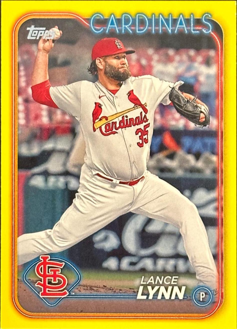 Lance Lynn [Yellow] (2024 Topps)