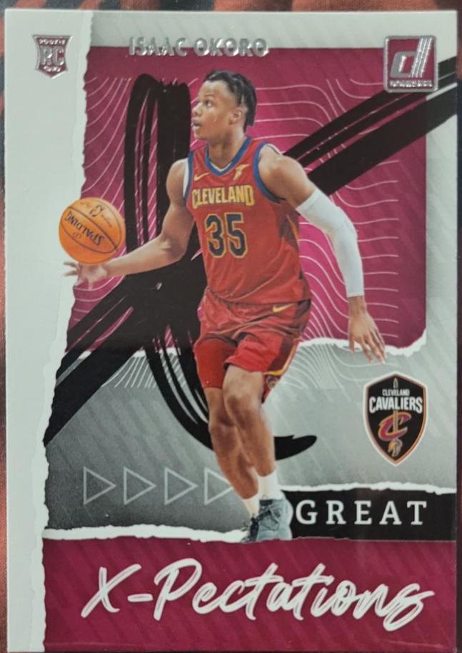 Isaac Okoro #5 Basketball Cards 2020 Donruss Great X-Pectations