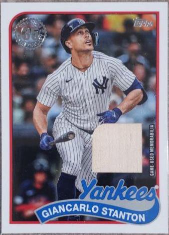 Giancarlo Stanton #89BR-GST Baseball Cards 2024 Topps 1989 Relic