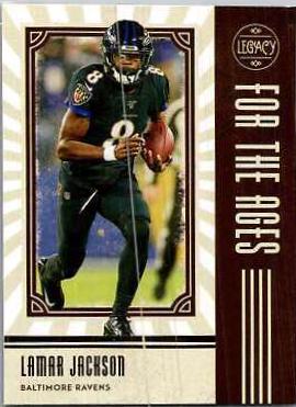 Lamar Jackson #FTA-LJ Football Cards 2020 Panini Legacy for the Ages