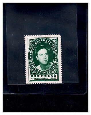 Bob Friend Baseball Cards 1961 Topps Stamps