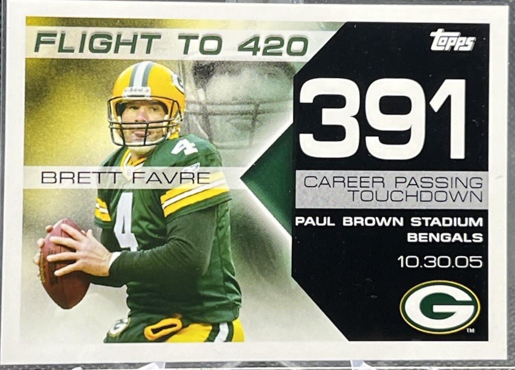 Brett Favre #BF391 2008 Topps Brett Favre Collection Football