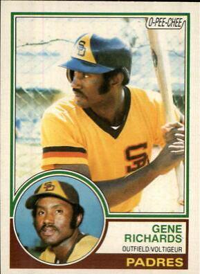 Gene Richards #7 Baseball Cards 1983 O Pee Chee