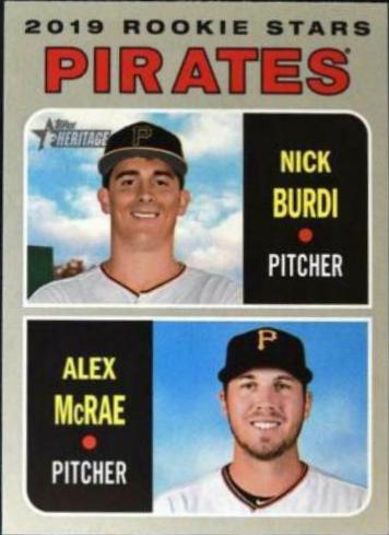 Nick Burdi, Alex McRae #141 Baseball Cards 2019 Topps Heritage