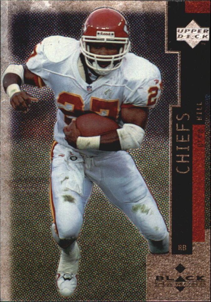 Greg Hill #9 Football Cards 1998 Upper Deck Black Diamond