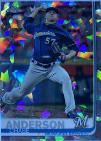 Chase Anderson #5 Baseball Cards 2019 Topps Chrome Sapphire