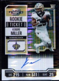 Kendre Miller #122 2023 Panini Contenders Optic Football