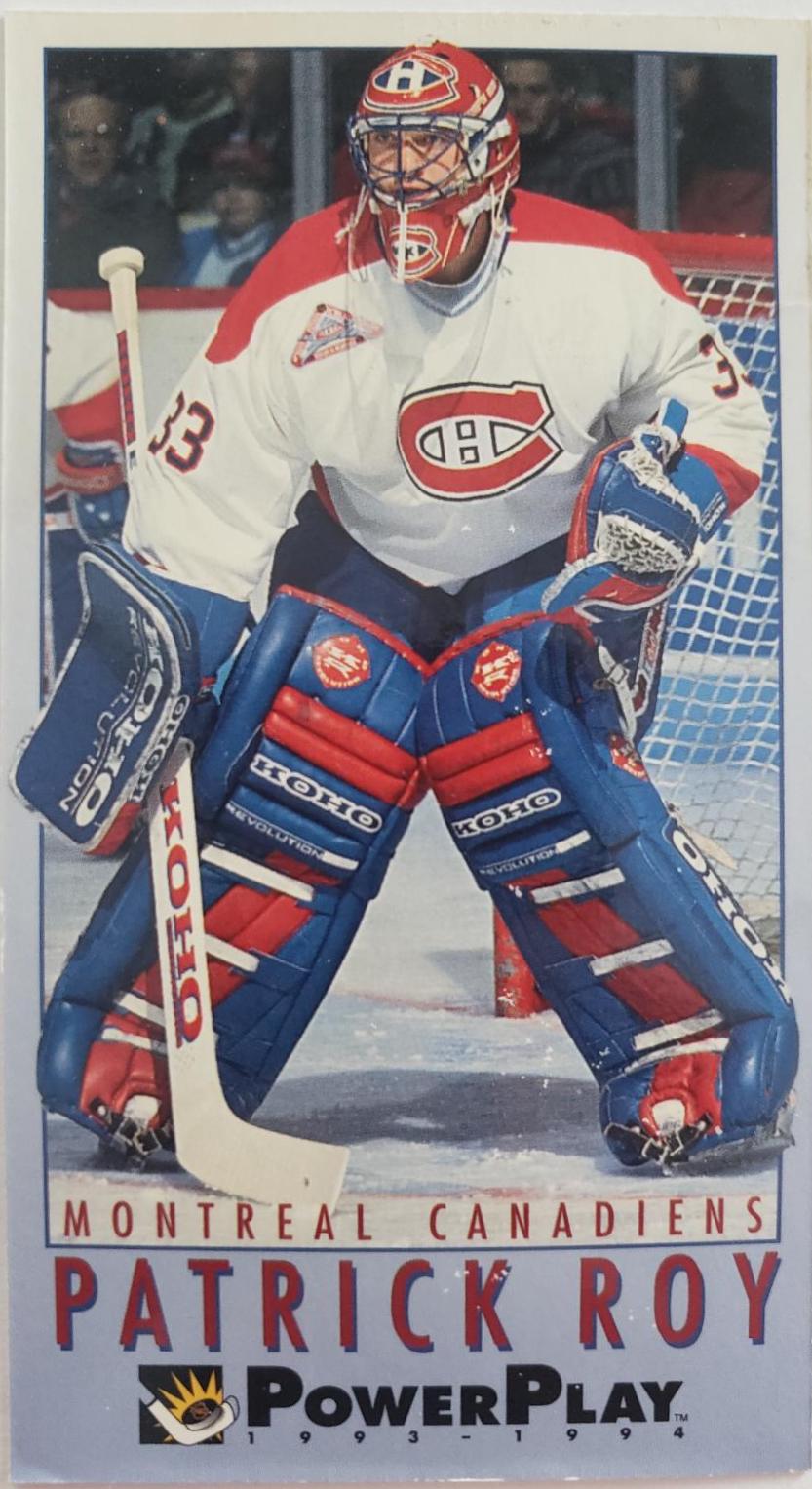 Patrick Roy #133 Hockey Cards 1993 Fleer Power Play