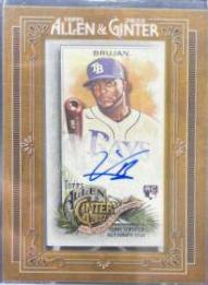 Vidal Brujan #MA-VB 2022 Topps Allen & Ginter Mini Autographs Baseball