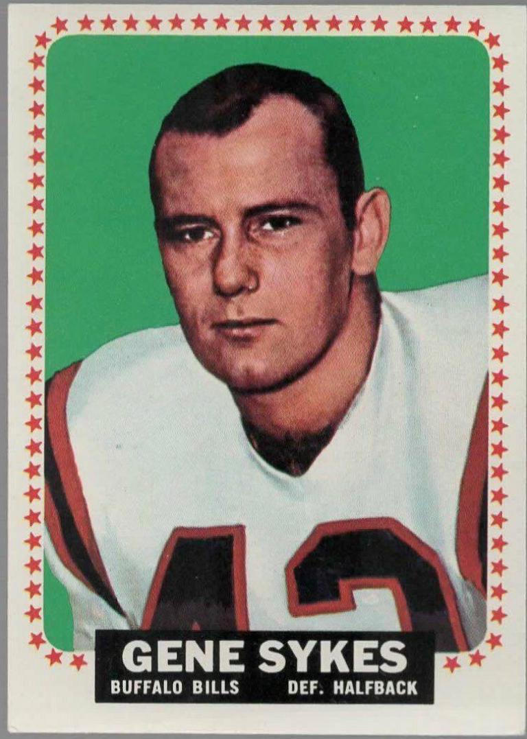 Gene Sykes #40 Football Cards 1964 Topps