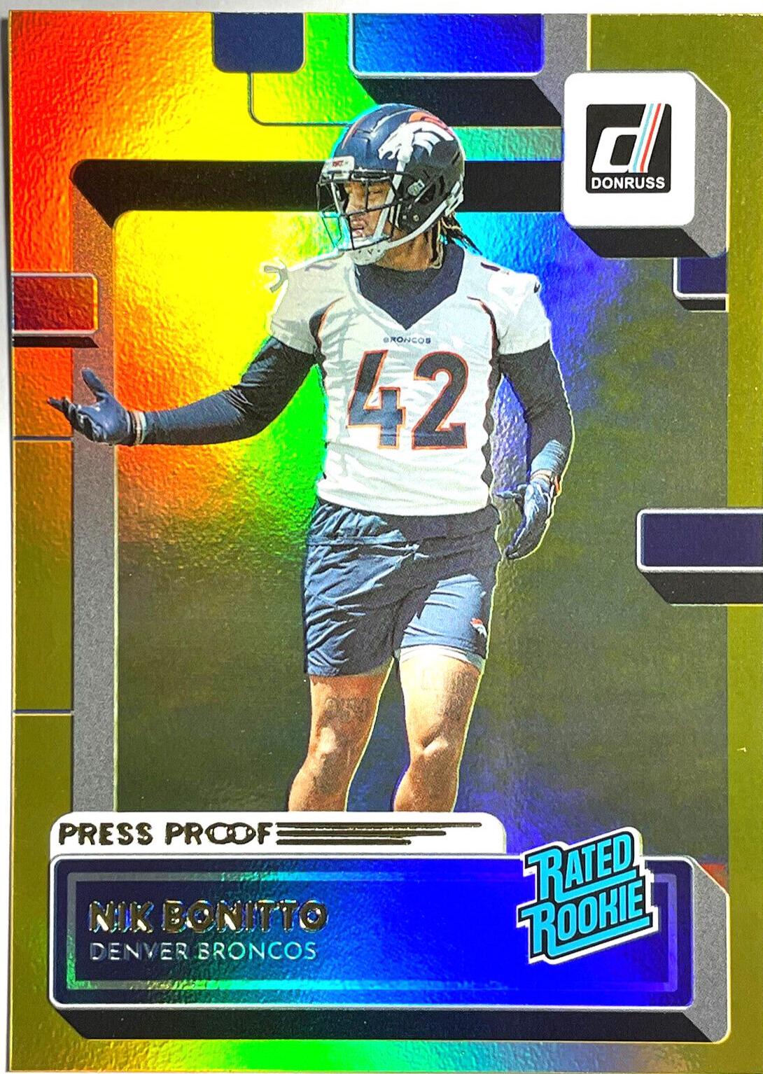 Nik Bonitto [Press Proof Gold] #380 Prices | 2022 Panini Donruss ...