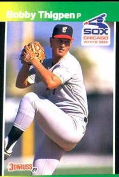 Bobby Thigpen #25 Baseball Cards 1989 Donruss Baseball's Best