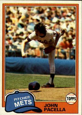 John Pacella #414 Baseball Cards 1981 Topps
