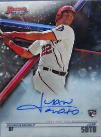 Juan Soto #B18-JSO Baseball Cards 2018 Bowman's Best of 2018 Autographs