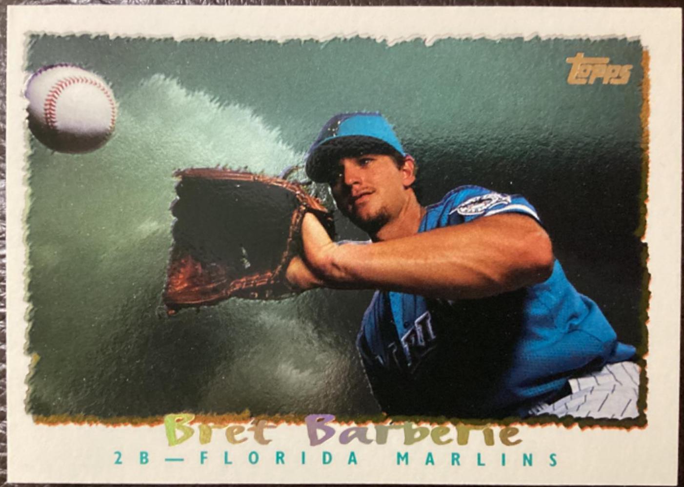 Bret Barberie #33 Baseball Cards 1995 Topps Cyberstats