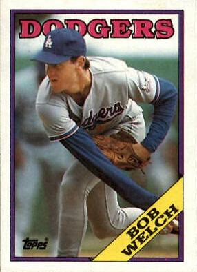 Bob Welch #118 Baseball Cards 1988 Topps