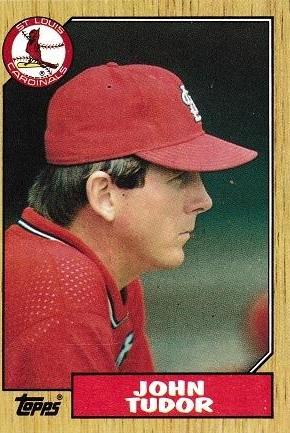 John Tudor #110 Baseball Cards 1987 Topps