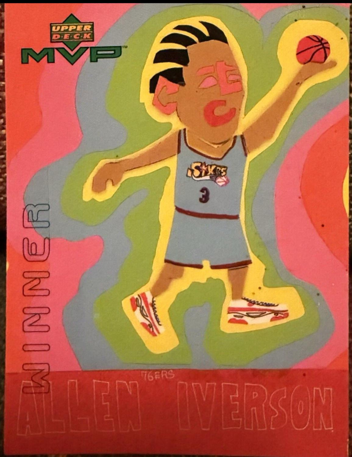 Allen Iverson #W20 Basketball Cards 1999 Upper Deck MVP Draw Your Own Card