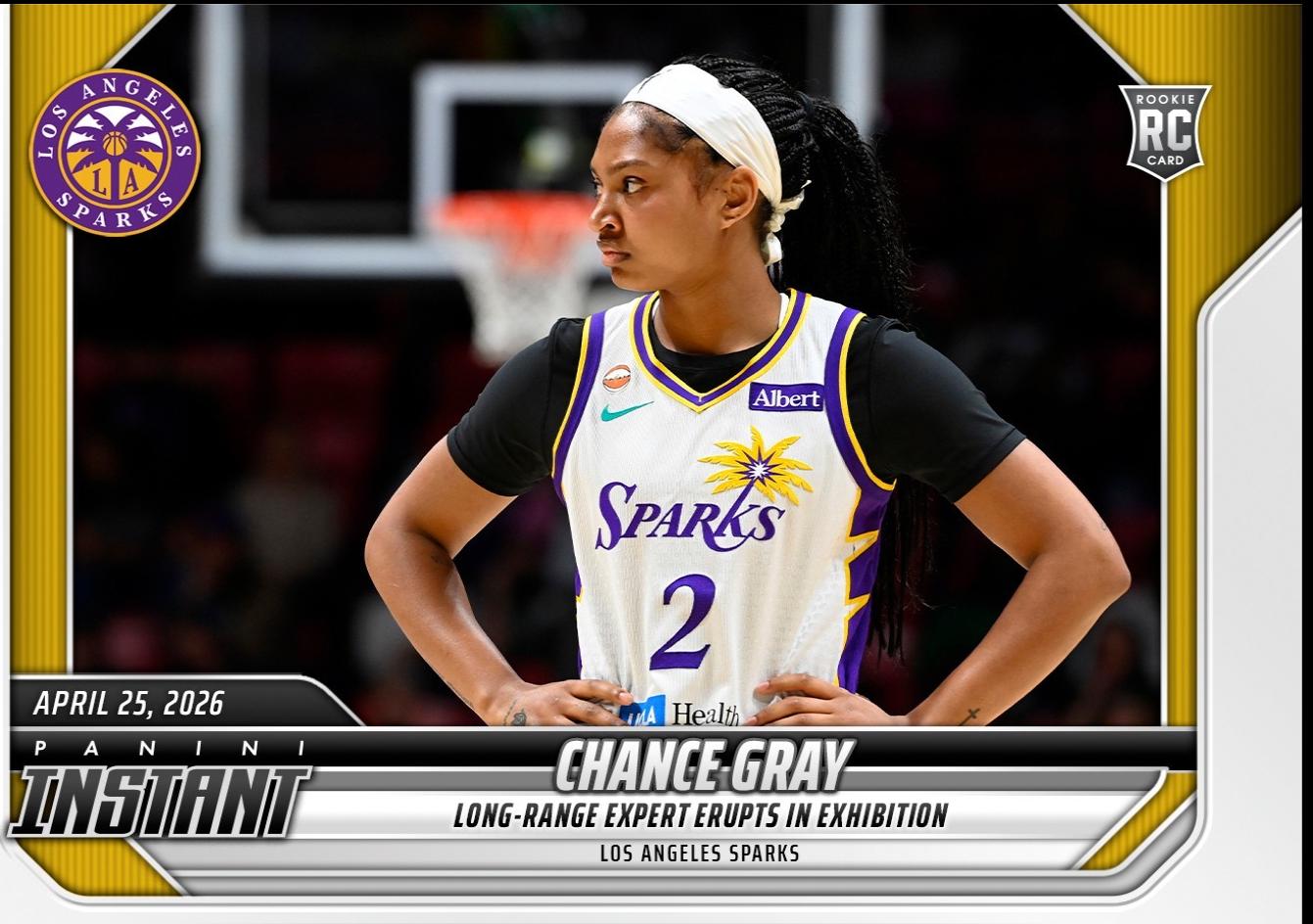 Chance Gray #2 2026 Panini Instant WNBA