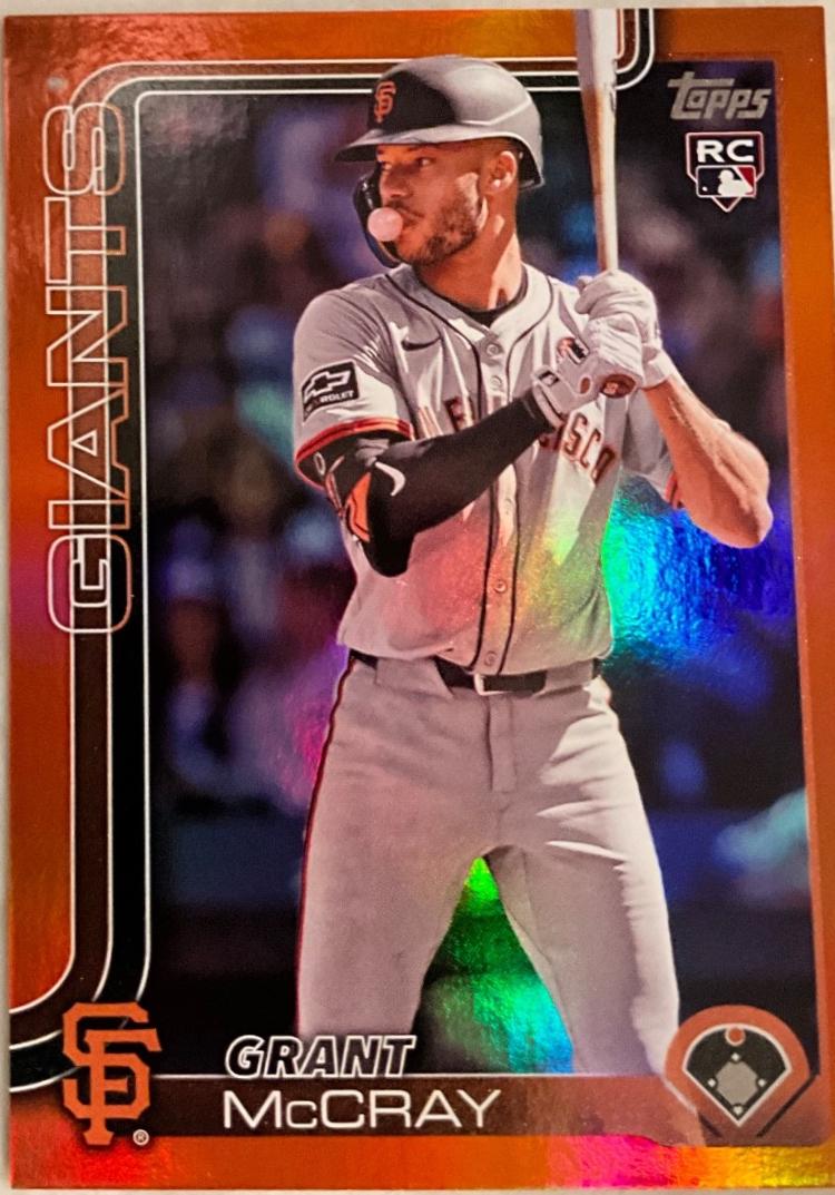 Grant McCray [Orange Rainbow] #213 Prices | 2025 Topps | Baseball Cards
