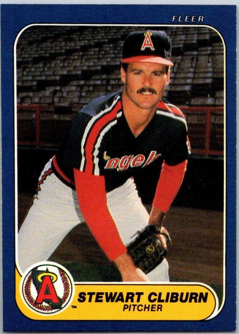Stewart Cliburn #152 Baseball Cards 1986 Fleer