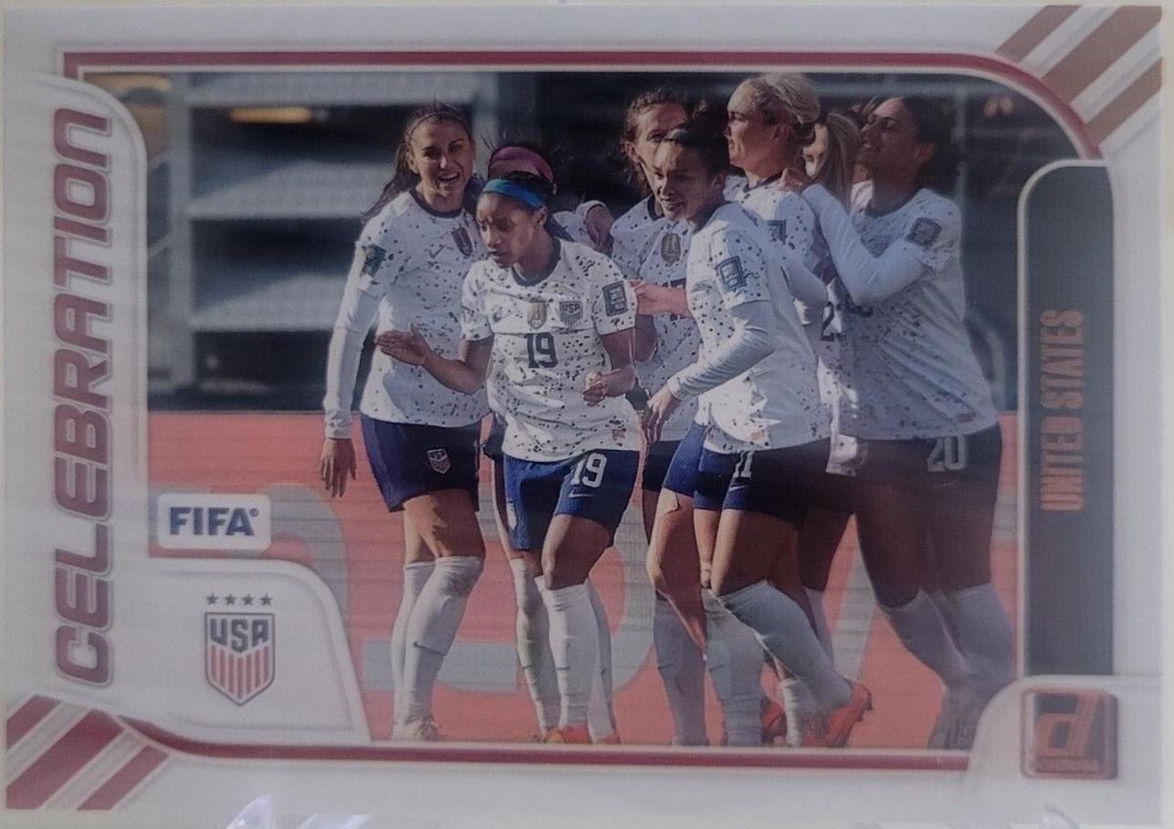 Crystal Dunn #3 Soccer Cards 2023 Panini Donruss Celebration