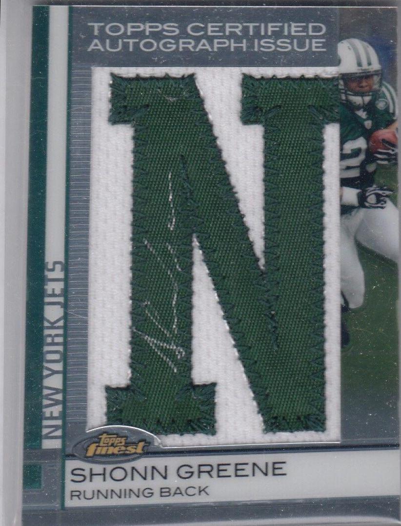 Shonn Greene #128 2009 Topps Finest Football