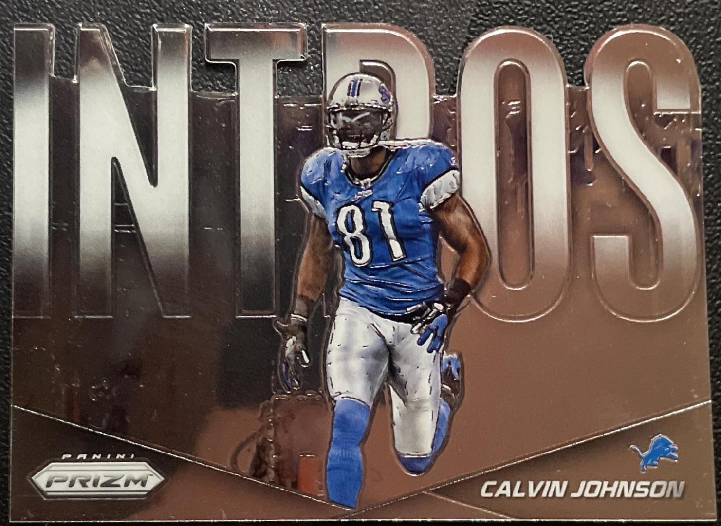 Calvin Johnson #11 Football Cards 2014 Panini Prizm Intros