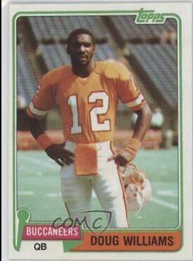 Doug Williams #32 Football Cards 1981 Topps
