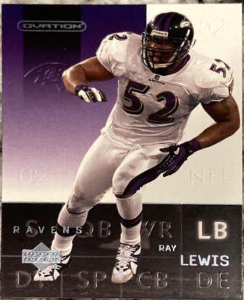 Ray Lewis #7 Football Cards 2002 Upper Deck Ovation