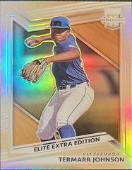 Termarr Johnson [Optic Holo] #4 Baseball Cards 2022 Panini Elite Extra Edition Prices