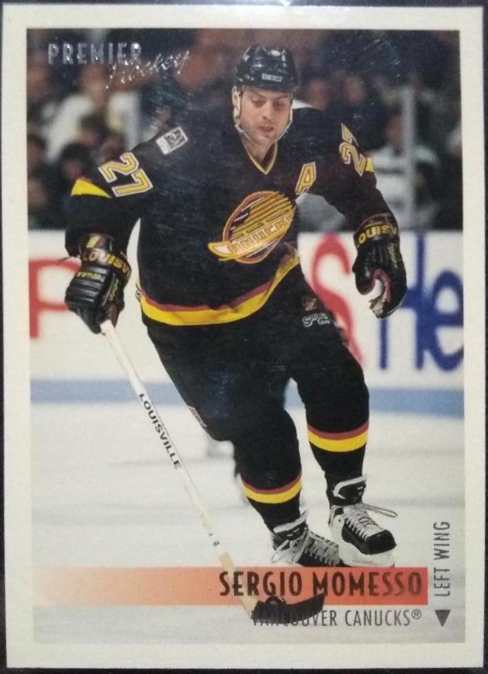 Sergio Momessa #356 Hockey Cards 1994 Topps Premier