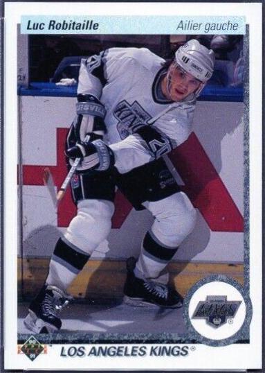 Luc Robitaille #73 1990 Upper Deck French Hockey