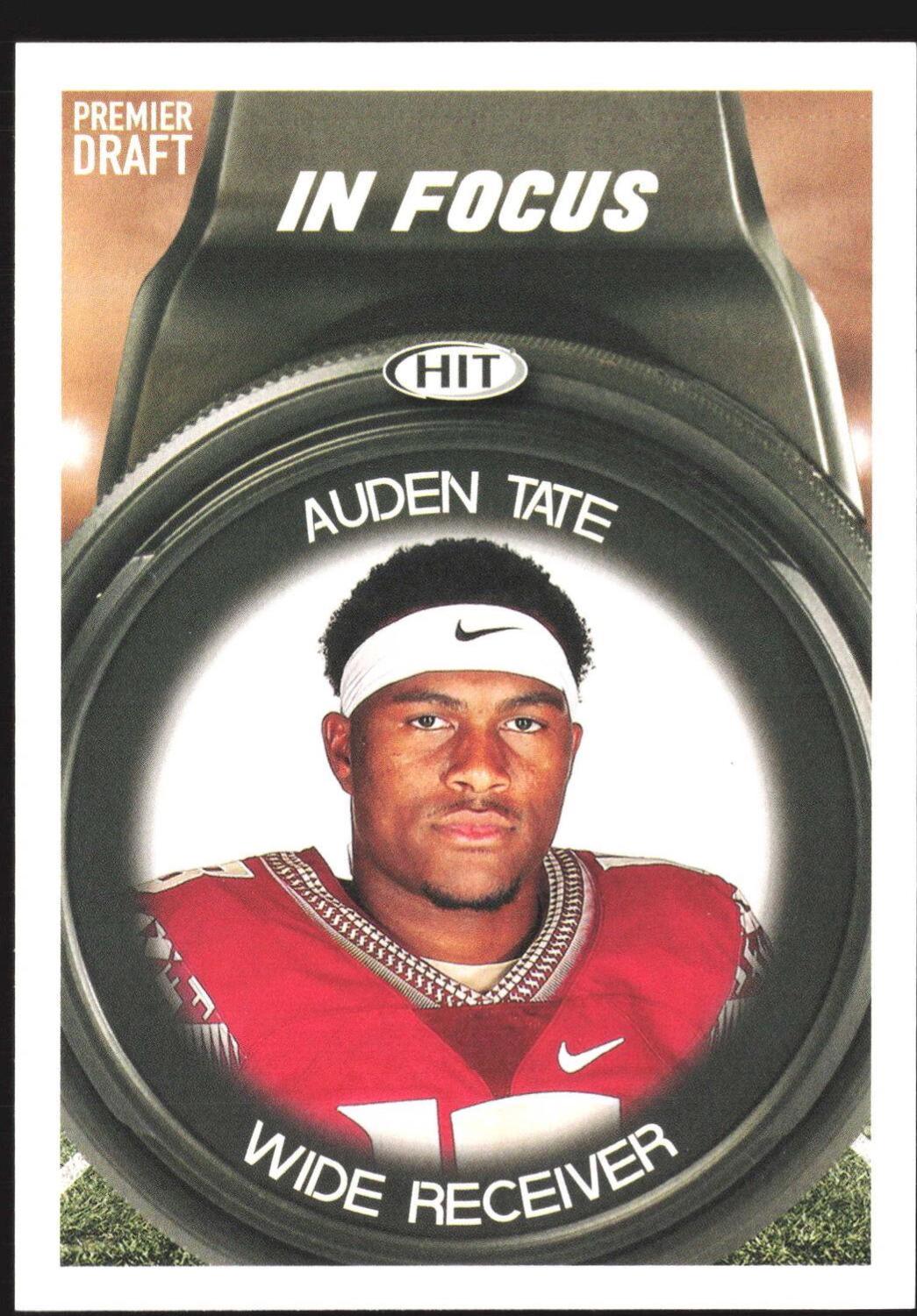 Auden Tate #48 Football Cards 2018 Sage Hit Premier Draft