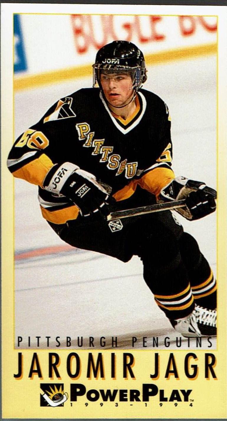 Jaromir Jagr #189 Hockey Cards 1993 Fleer Power Play