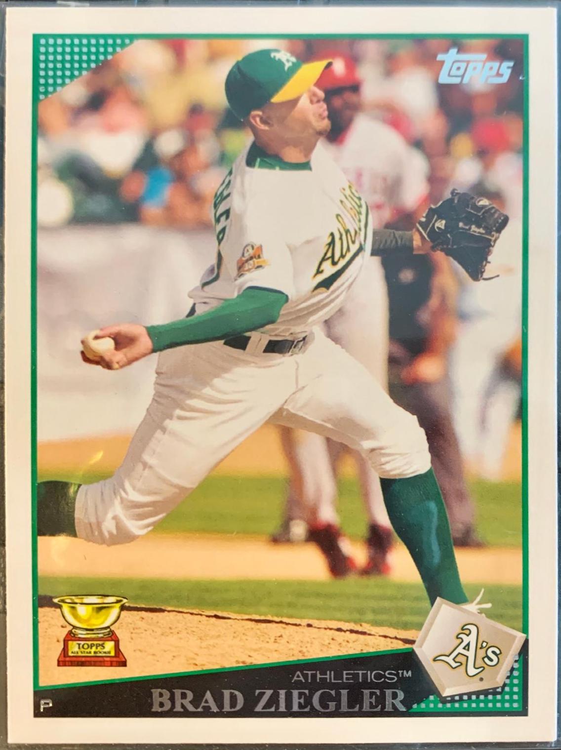 Brad Ziegler #46 Baseball Cards 2009 Topps