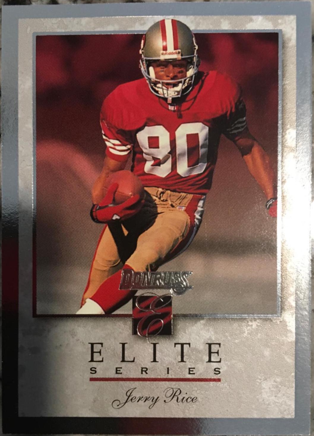 Jerry Rice #13 Football Cards 1996 Panini Donruss Elite
