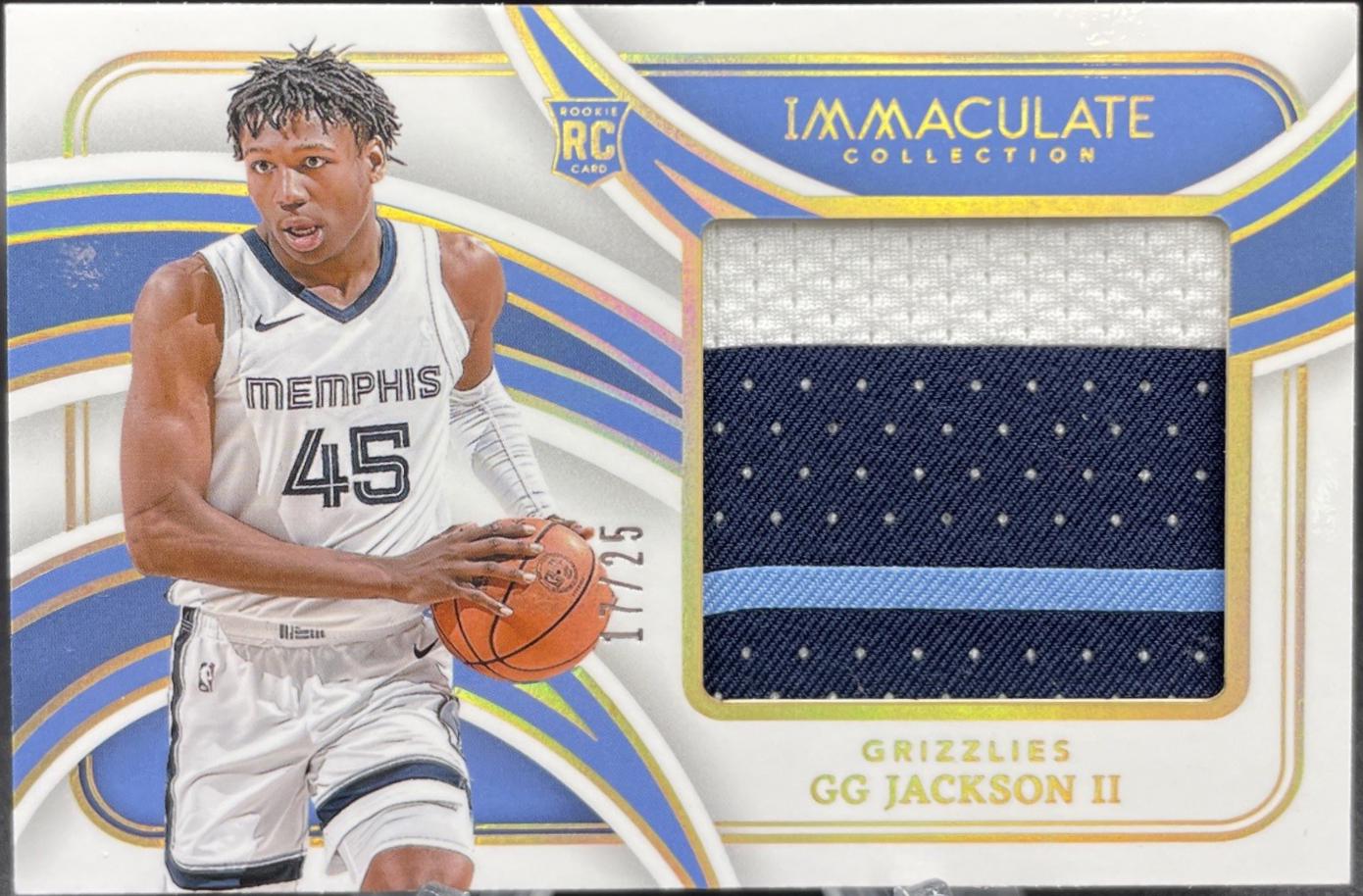 GG Jackson II #20 Basketball Cards 2023 Panini Immaculate Massive Memorabilia