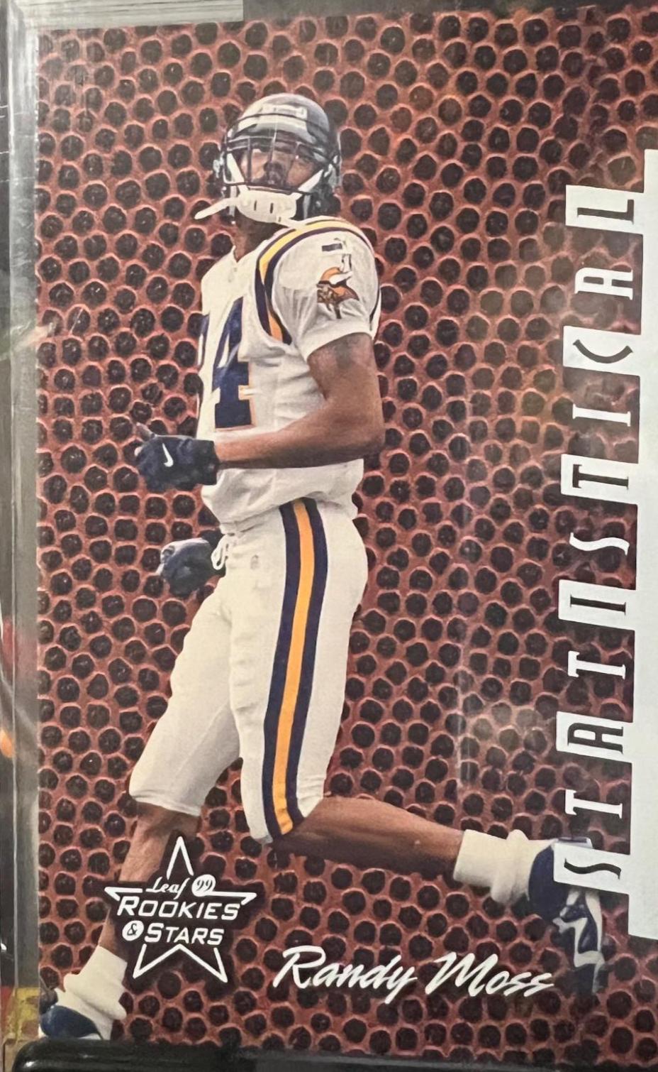 Randy Moss #SS-17 Football Cards 1999 Leaf Rookies & Stars Statistical Standouts